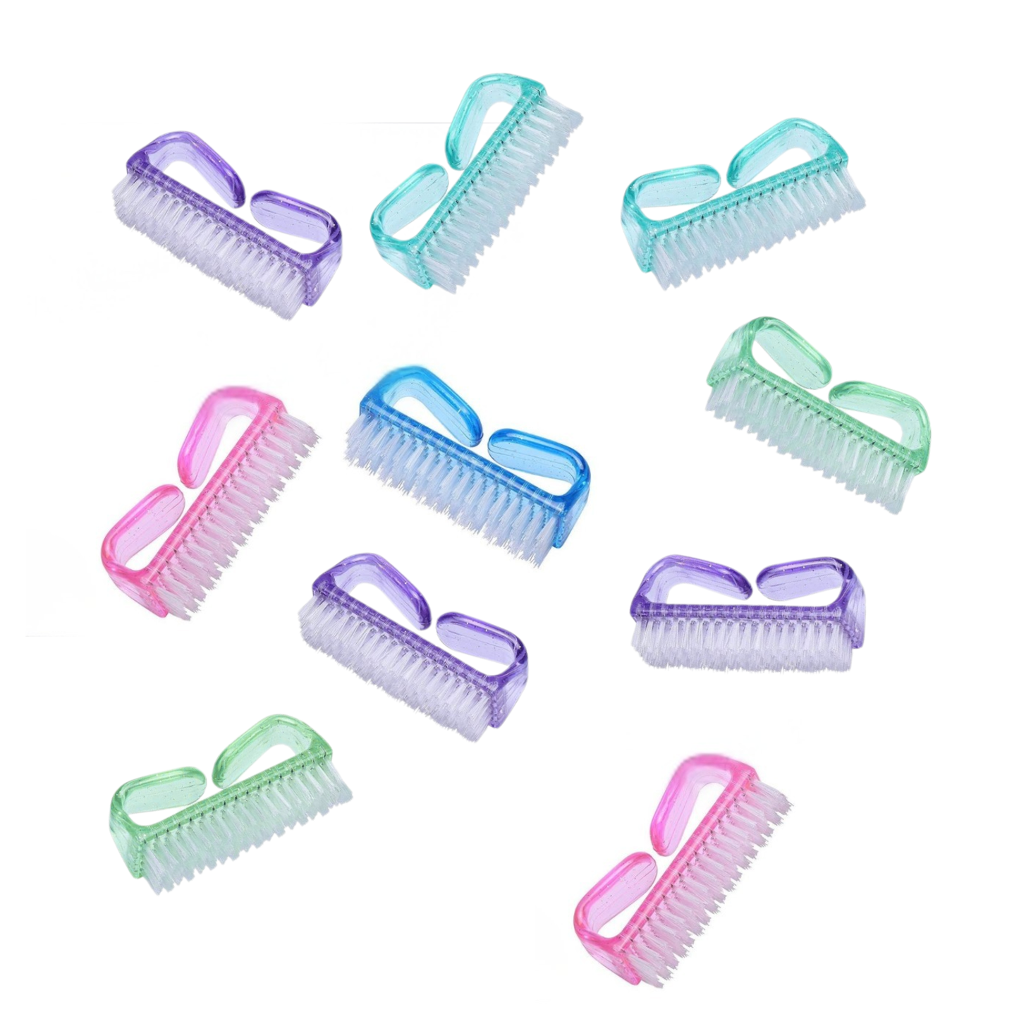 Mini Nail Cleaning Brush 10PC