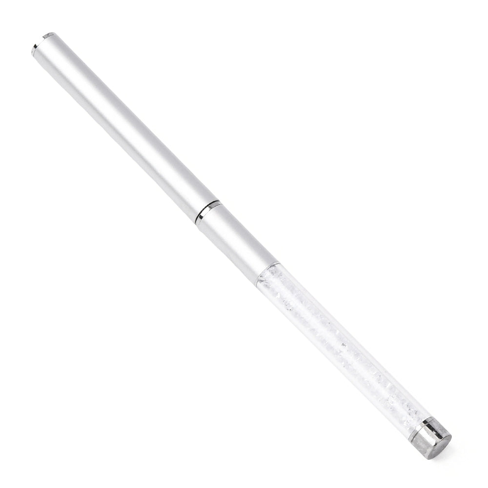 Silver Flat Straight Nail Art Brush