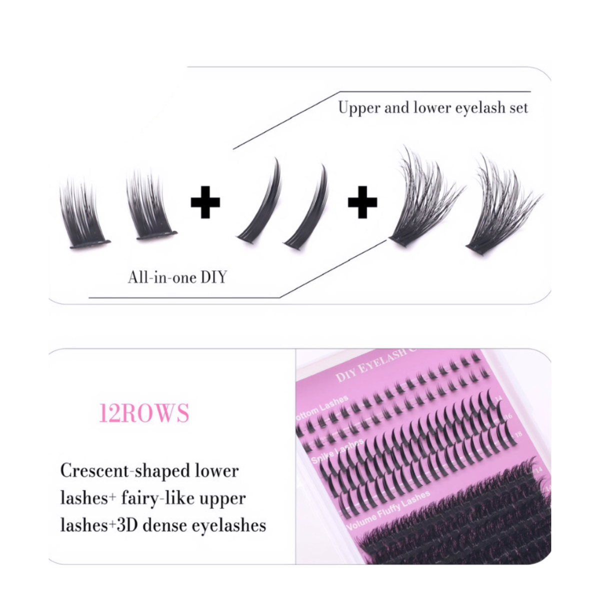 Glam Dept Cluster Lash Spikes & Bottoms