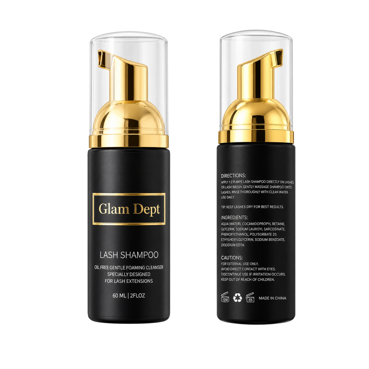 Glam Dept Lash Shampoo