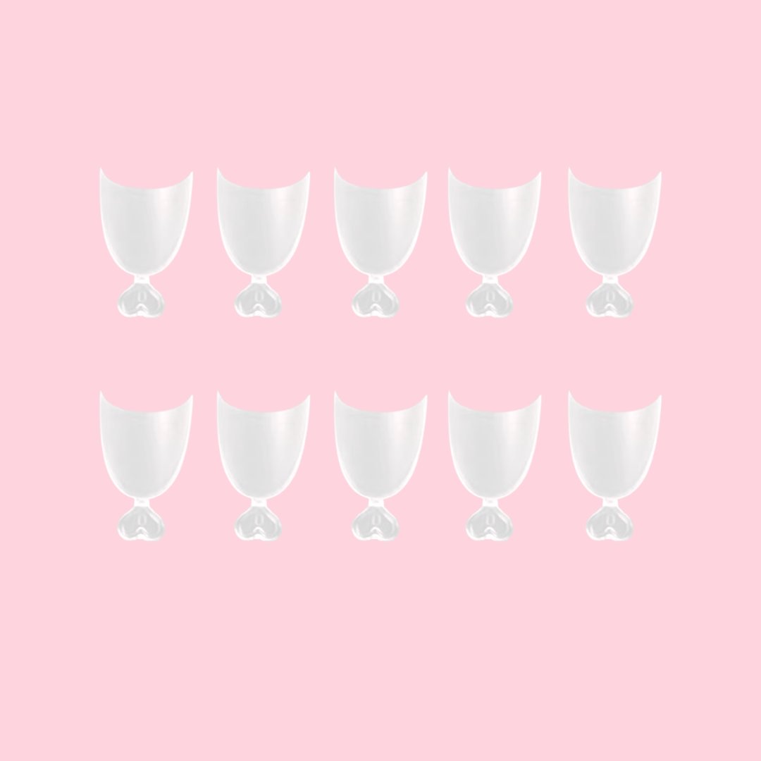 Matte Short Round Nail Tips