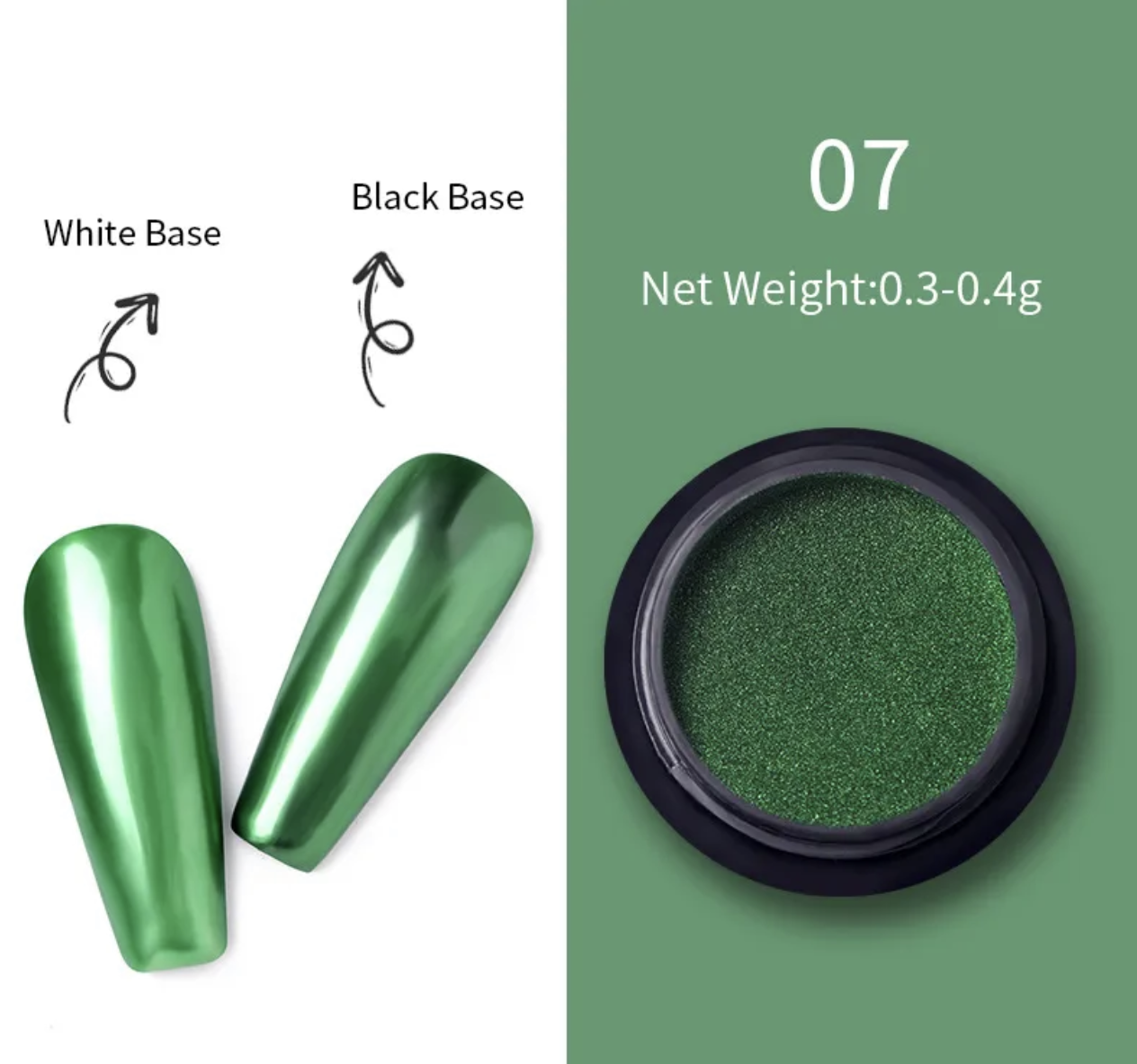 Ultra Green Chrome Powder (07)