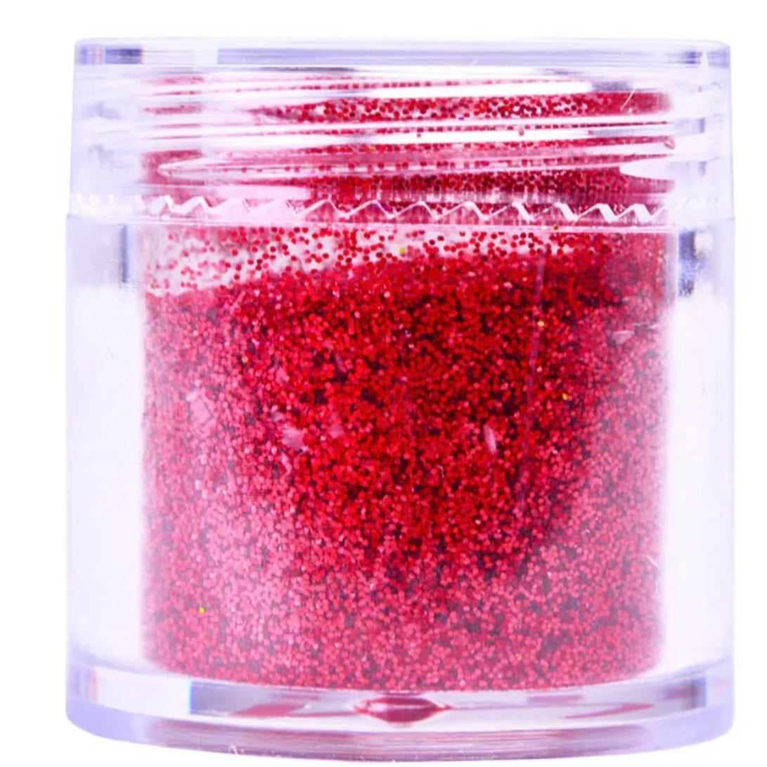 Pinkish Red Holo Glitter #20