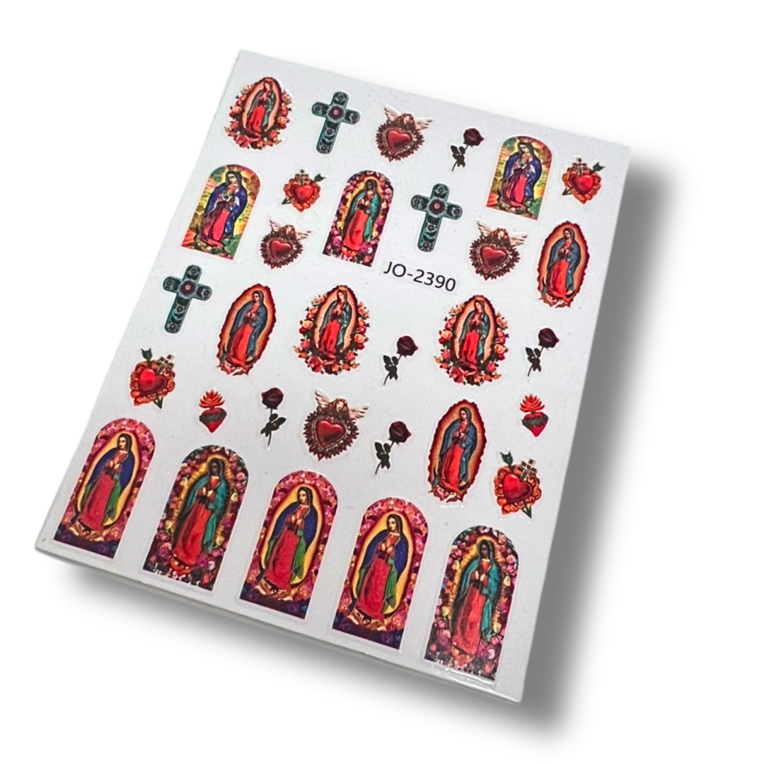 Virgin Mary x Rose Stickers