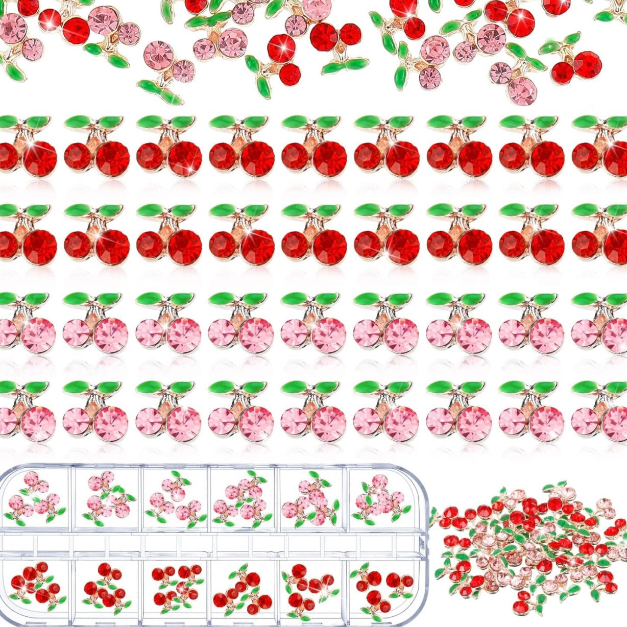 Cherry Charm Pack (Rose Gold)