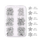 Silver Star Charms
