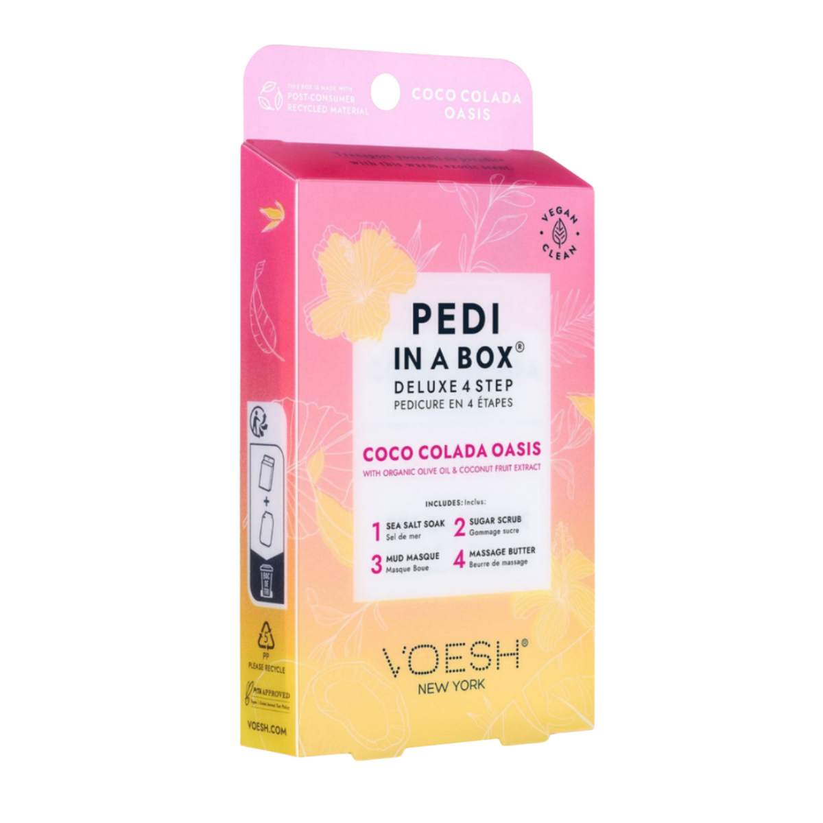 Voesh Pedi In A Box Coco Colada Oasis – 4 Step