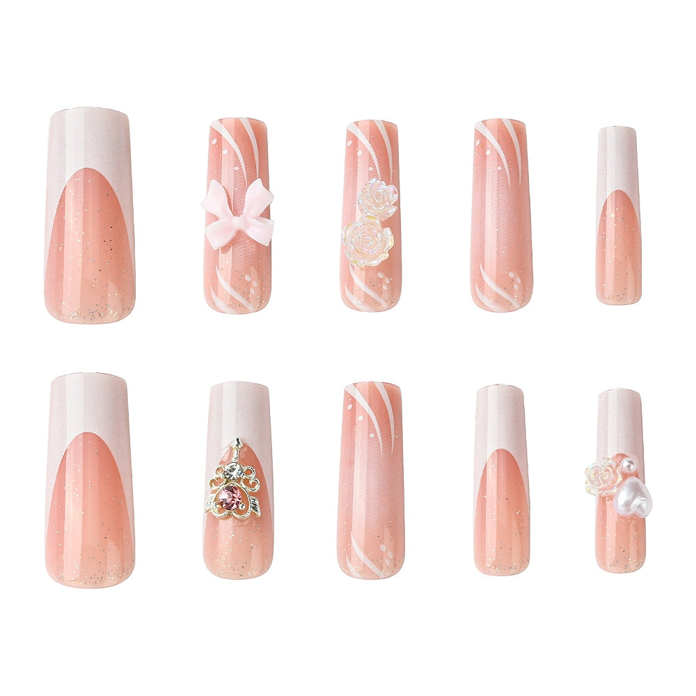 Classy Baddie Press-On Nails - 24pcs
