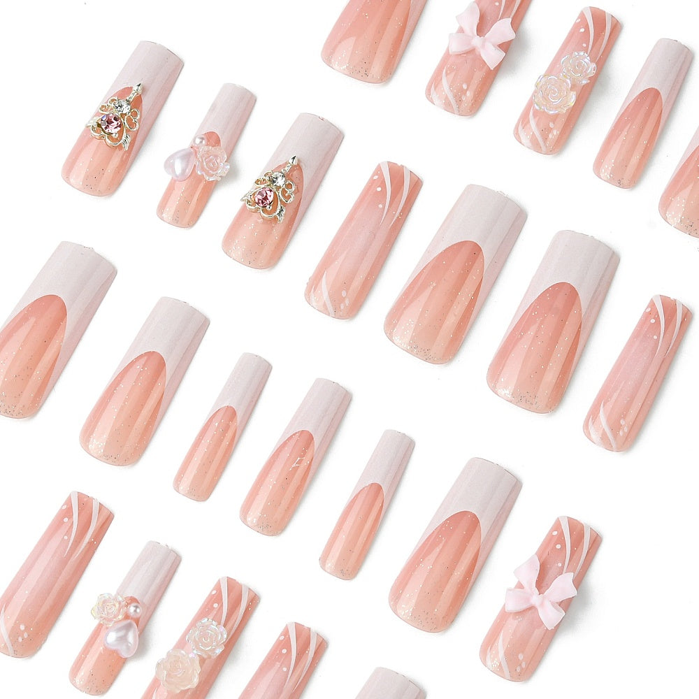 Classy Baddie Press-On Nails - 24pcs