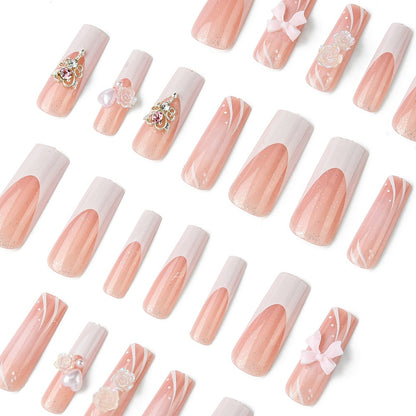 Classy Baddie Press-On Nails - 24pcs