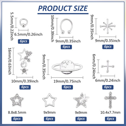 Rockstar Charm Set (Silver)