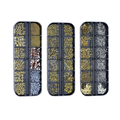 Gold Decals Nail Art