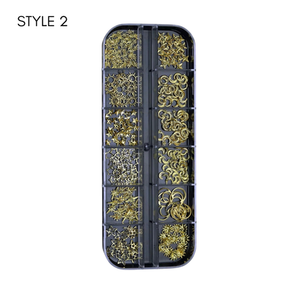 Gold Decals Nail Art
