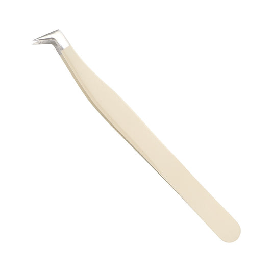 Beige Sharp Eyelash/Sticker Tweezer