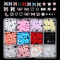 12 Grid 3D Bow Charm Mix