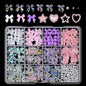 12 Grid 3D Bow Charm Mix