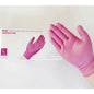 Pink Nitrile/Vinyl Blend Gloves