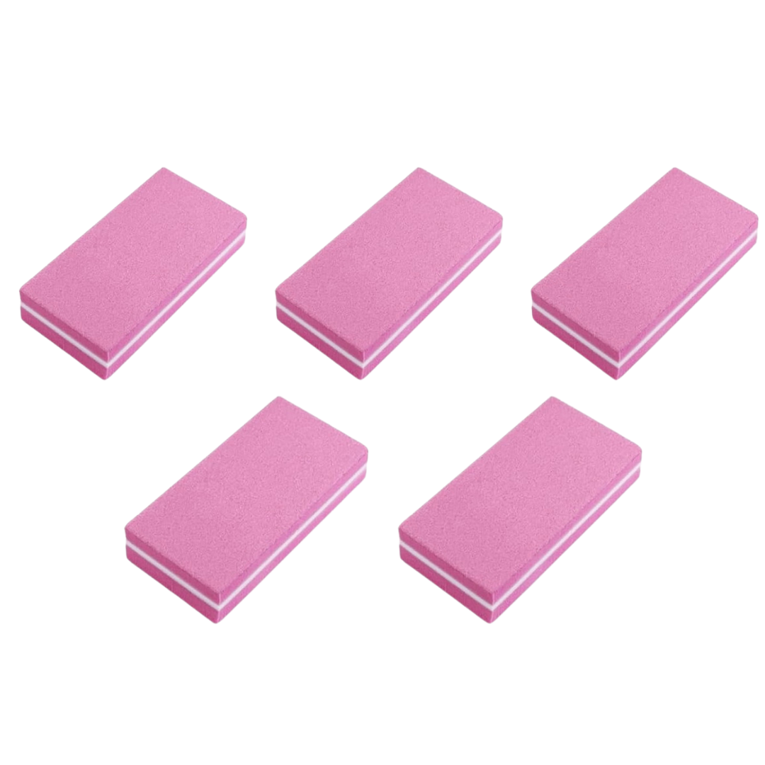 Mini Rectangle Buffer Hot Pink 5pc