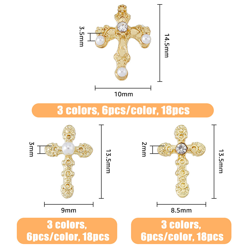 9 Style Cross Charm Box