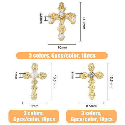 9 Style Cross Charm Box