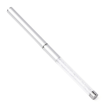 Silver Flat Straight Nail Art Brush