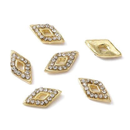 Rhombus Alloy Charm 4PC