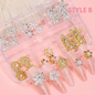 Snowflake Nail Charms