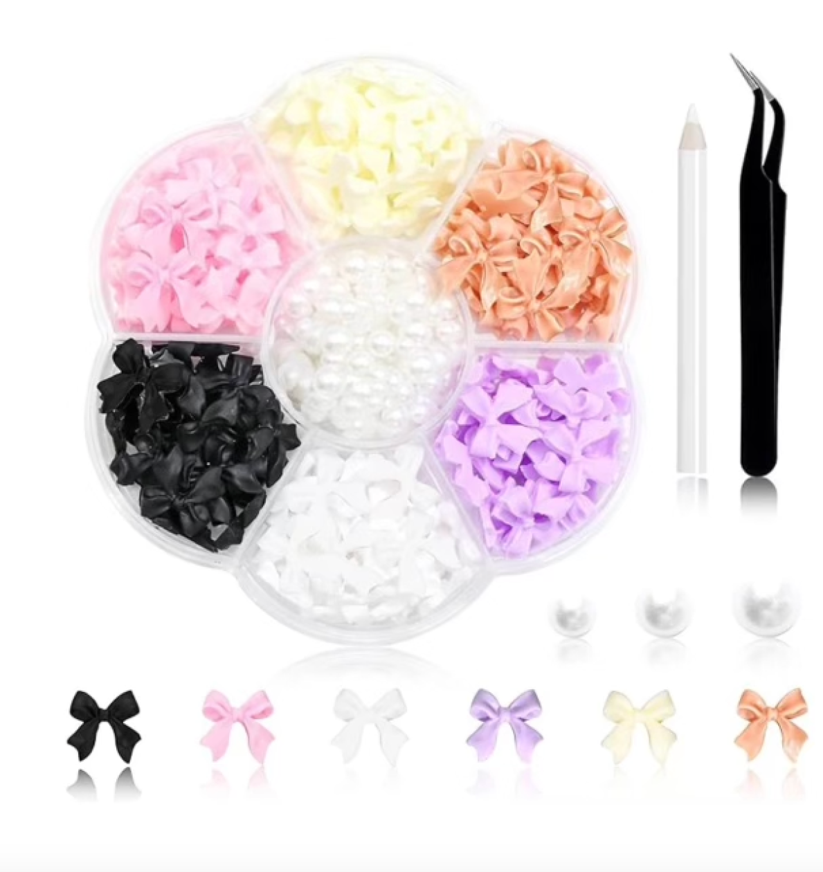 Multicolor Bow Charms (Style 1)