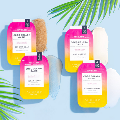 Voesh Pedi In A Box Coco Colada Oasis – 4 Step