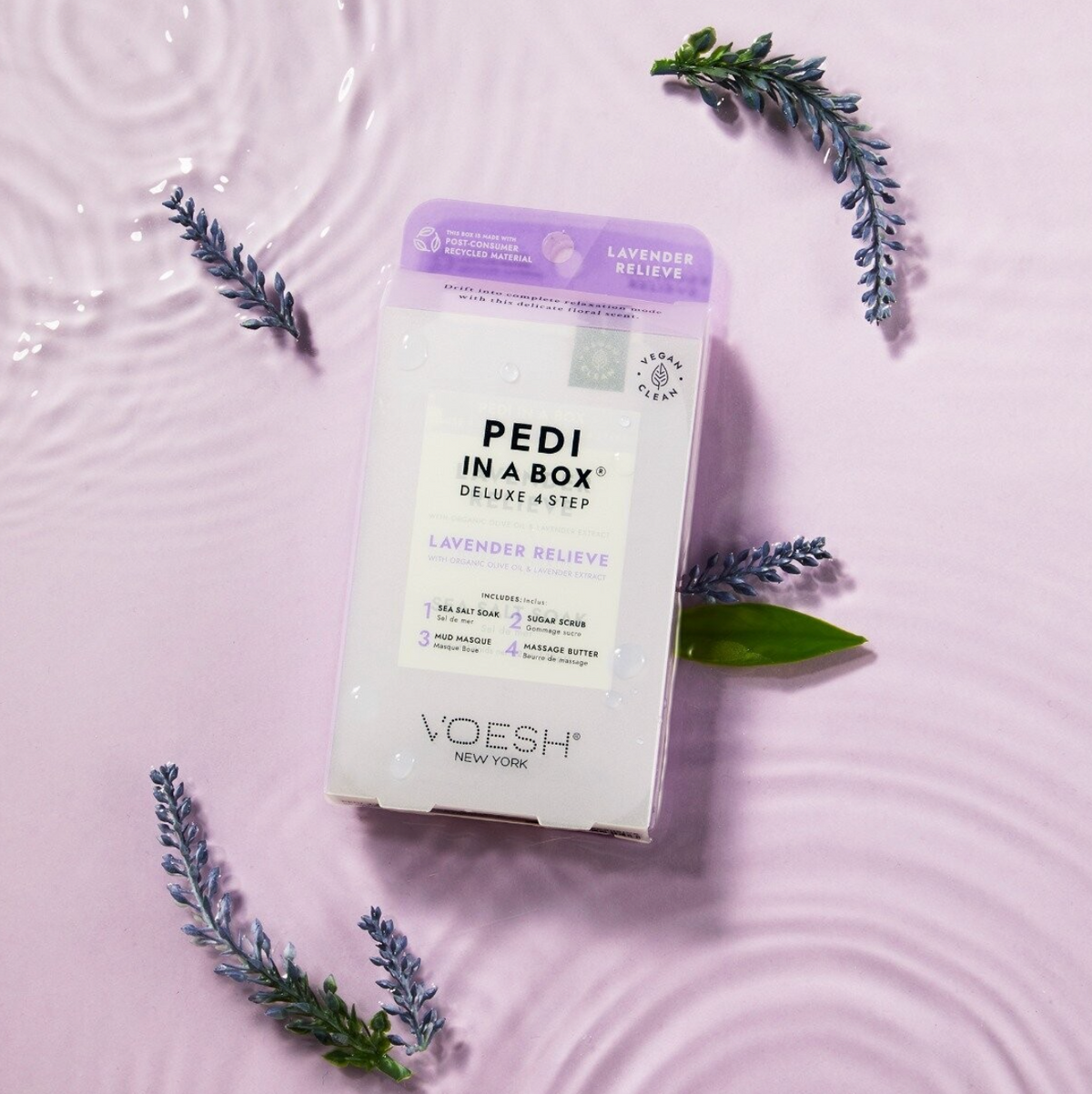 Voesh Pedi In A Box Lavender Relieve – 4 Step