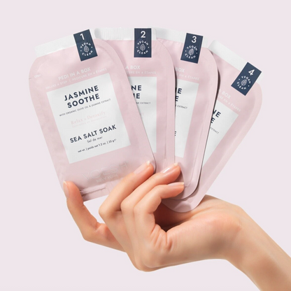 Voesh Pedi In A Box Jasmine Soothe – 4 Step