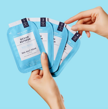 Voesh Pedi In A Box Ocean Refresh – 4 Step