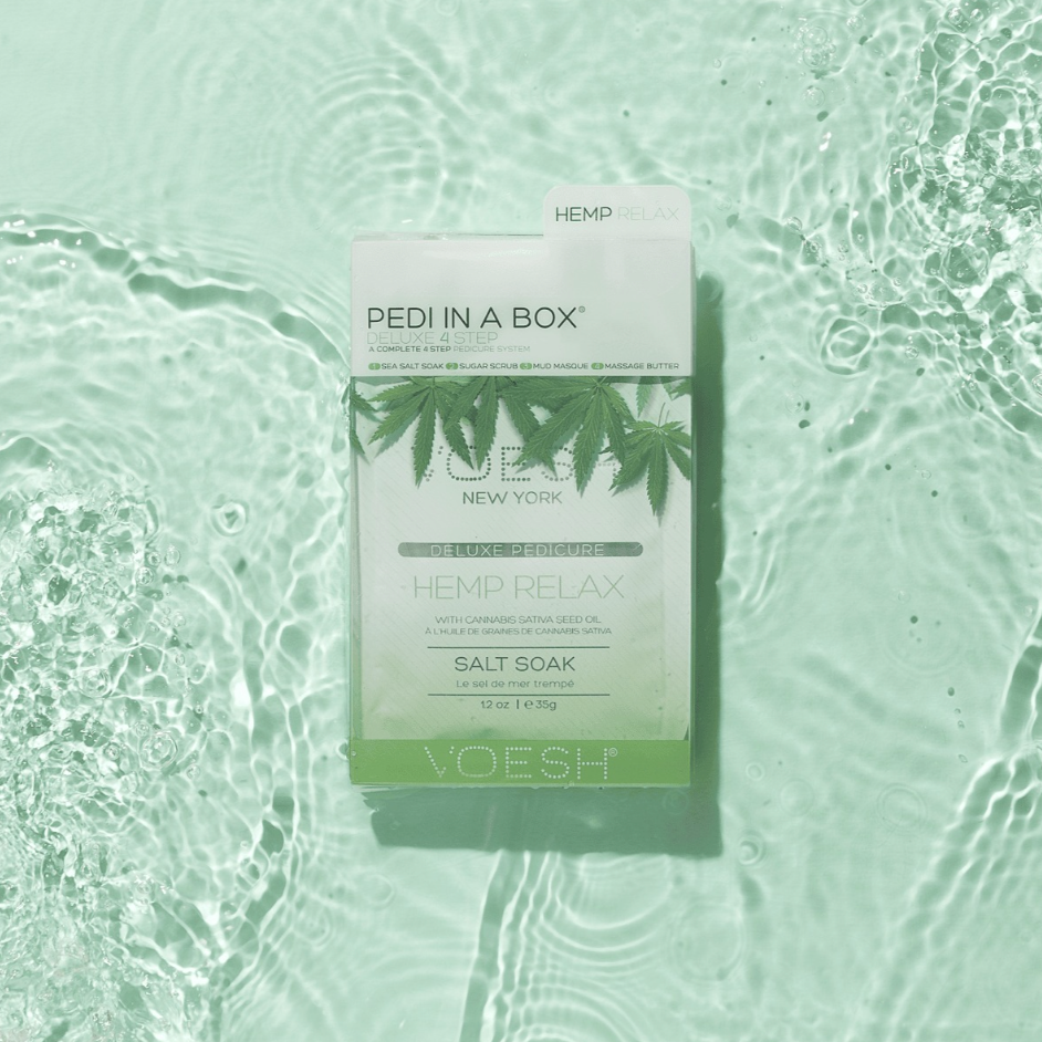 Voesh Pedi In A Box Hemp Relax – 4 Step