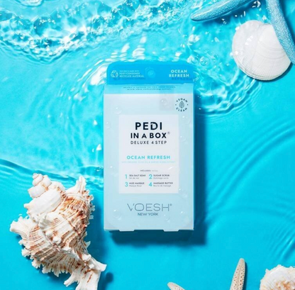 Voesh Pedi In A Box Ocean Refresh – 4 Step