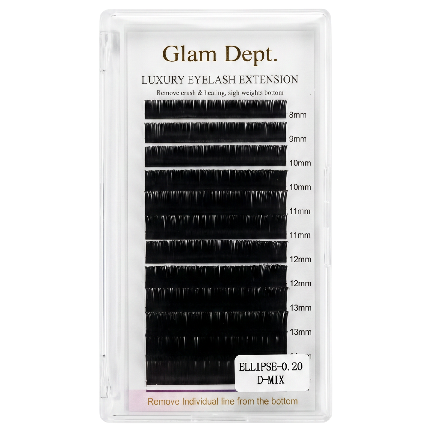 Glam Dept Matte Eclipse Classic Lash Tray