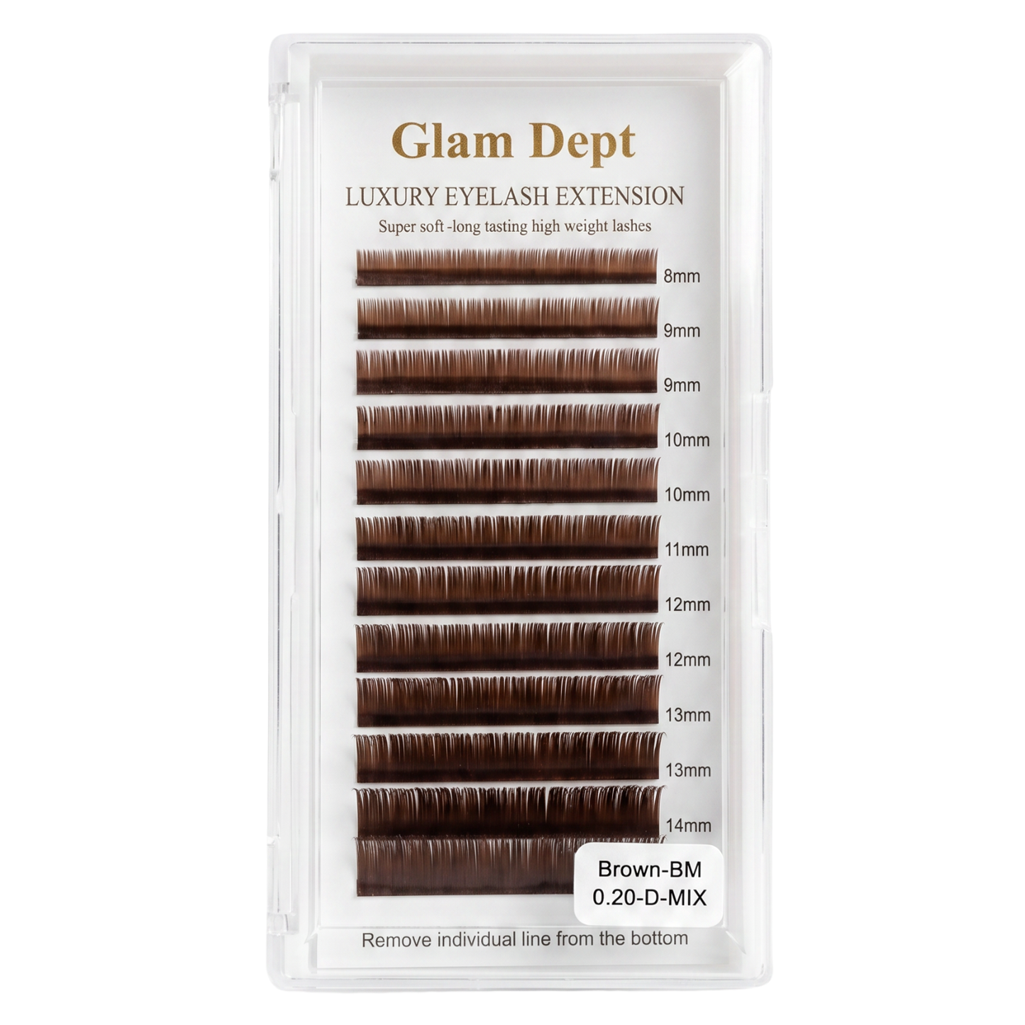 Glam Dept Matte Eclipse Classic Lash Tray