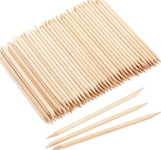 Glam Dept Orange Woodsticks – 100 Count