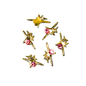 Pink/Gold Sparkle Charm