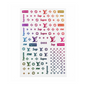 Rainbow LV x Supreme Nail Stickers D055