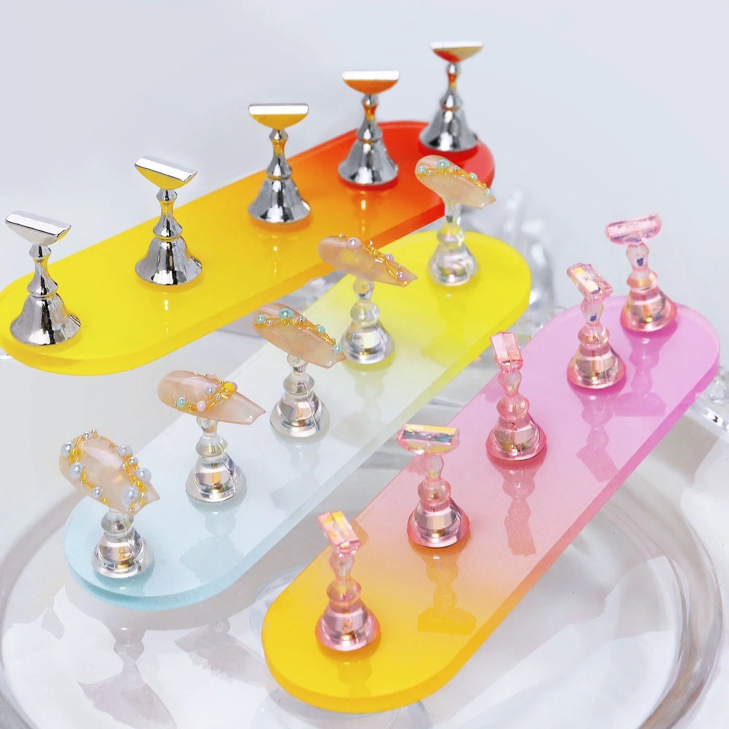 Gradient Press on Stand
