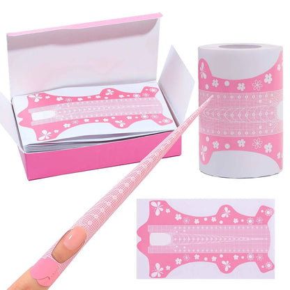 Pink 3XL Nail Forms