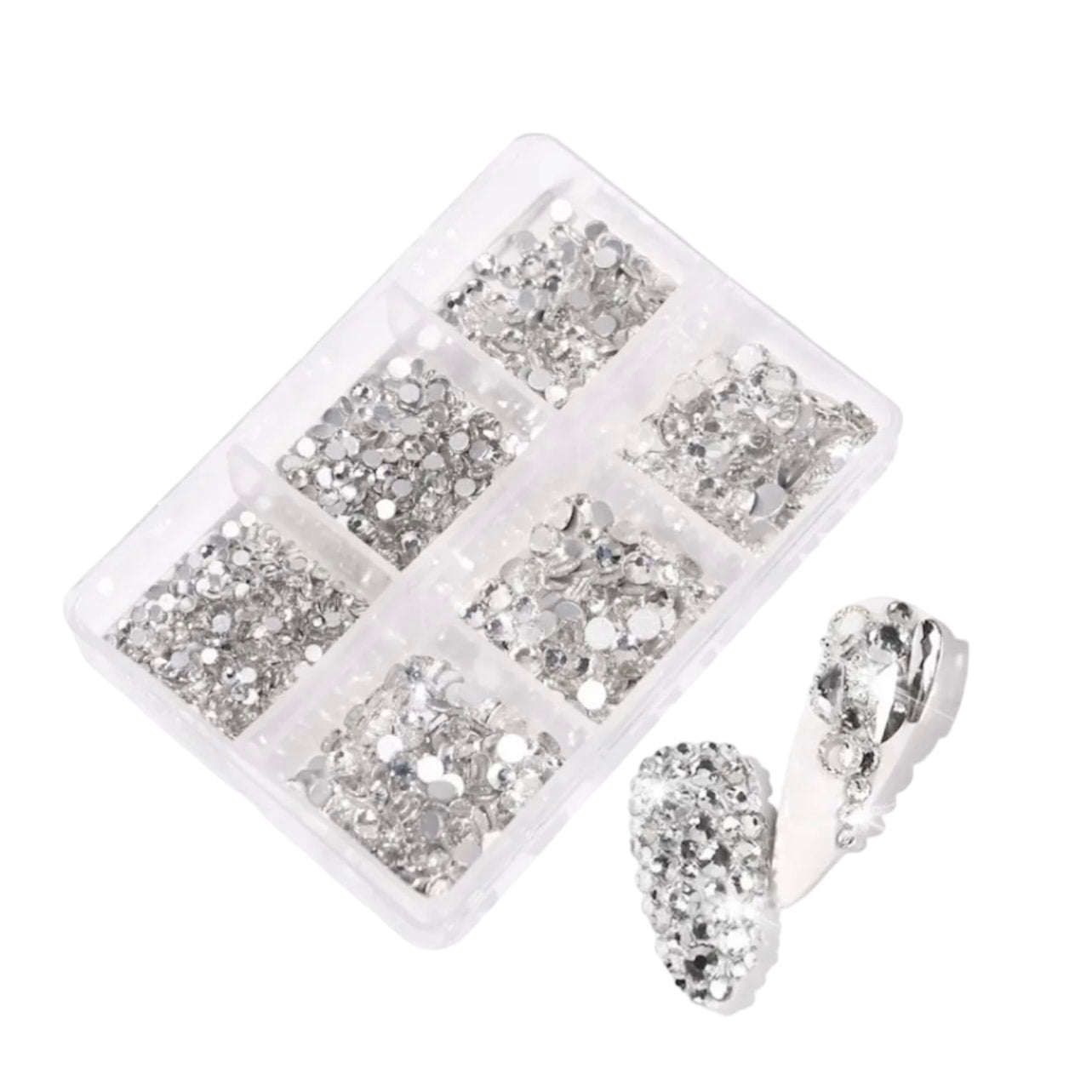 Clear Rhinestone Mini Box