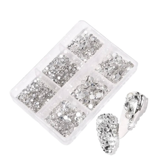 Clear Rhinestone Mini Box