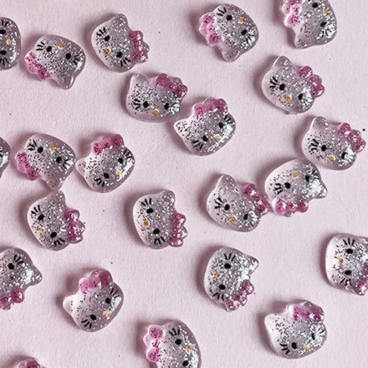 Mini Glitter HK (Pink Bow)