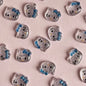 Mini Glitter HK (Blue Bow)