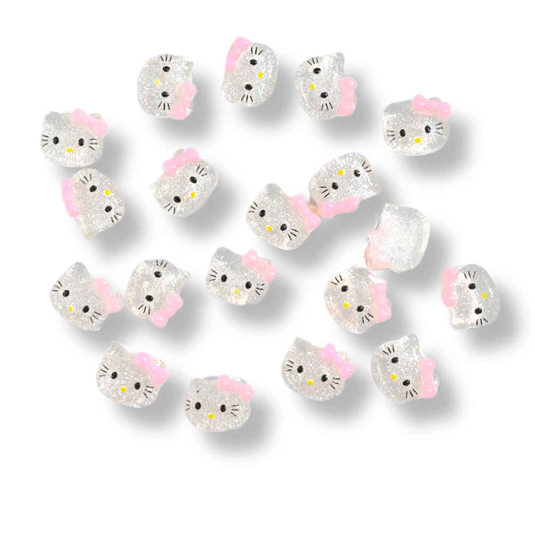 Mini Glitter HK (Light Pink Bow)
