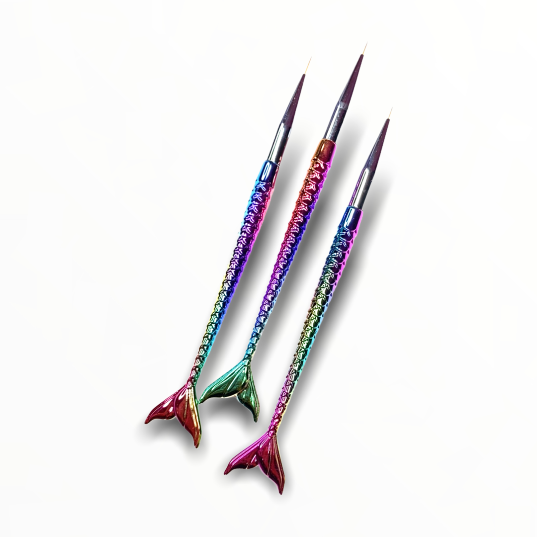 3pc Mermaid Liner Brush