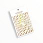 Gold Holo Old English #