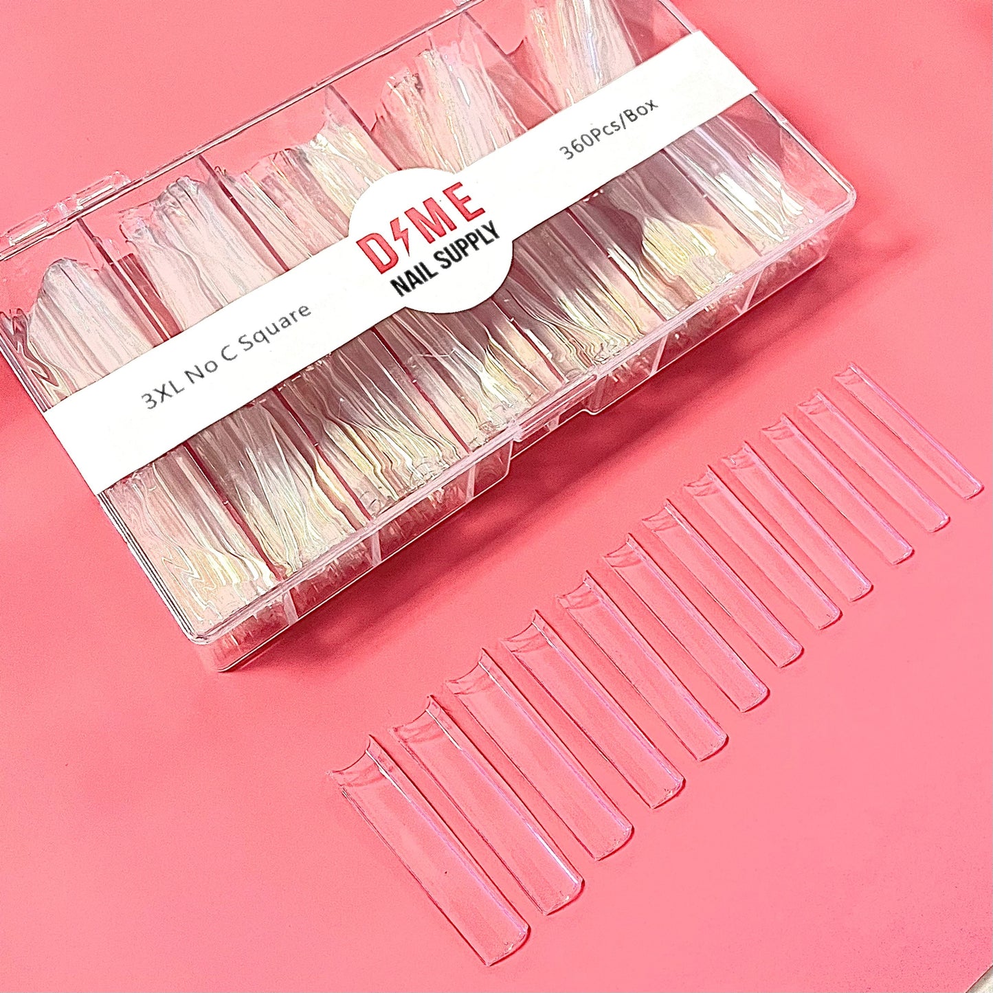 3XL No-C Square Nail Tips