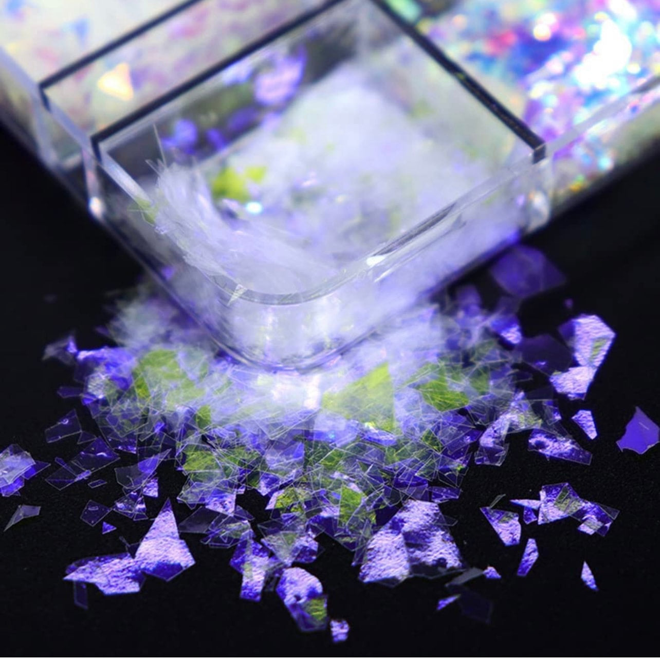 Iridescent Nail Flakes (6 Grid)